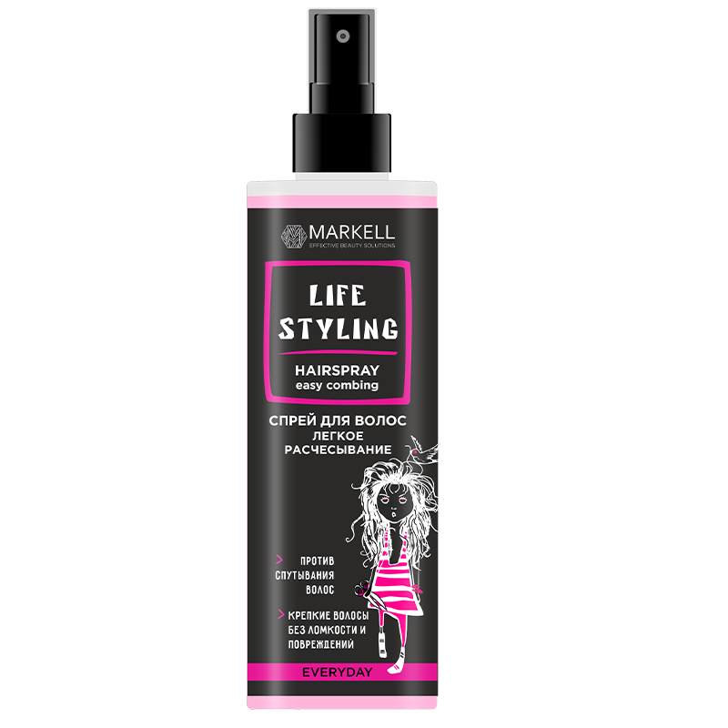 #LIFESTYLING HAIR SPRAY EASY COMBING